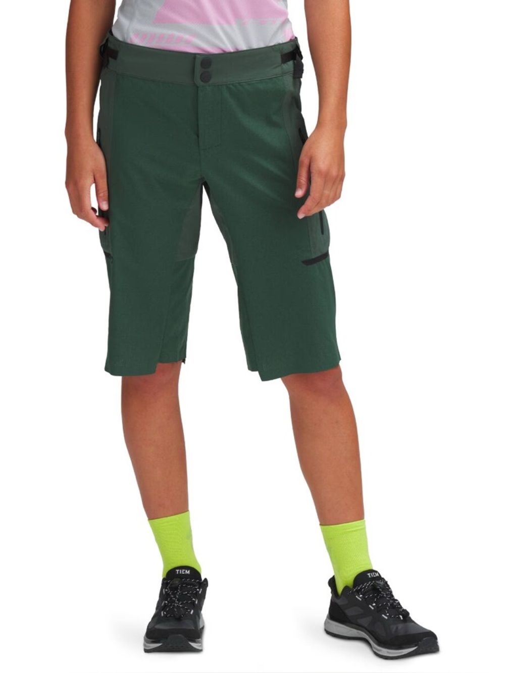 Yeti Cycles Turq Dot Air Short
Women’s Cycling Shorts Green Jungle NWT Large